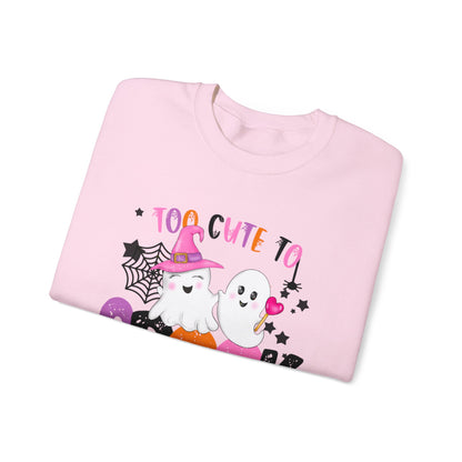 Too Cute to Spook Halloween Sweatshirt