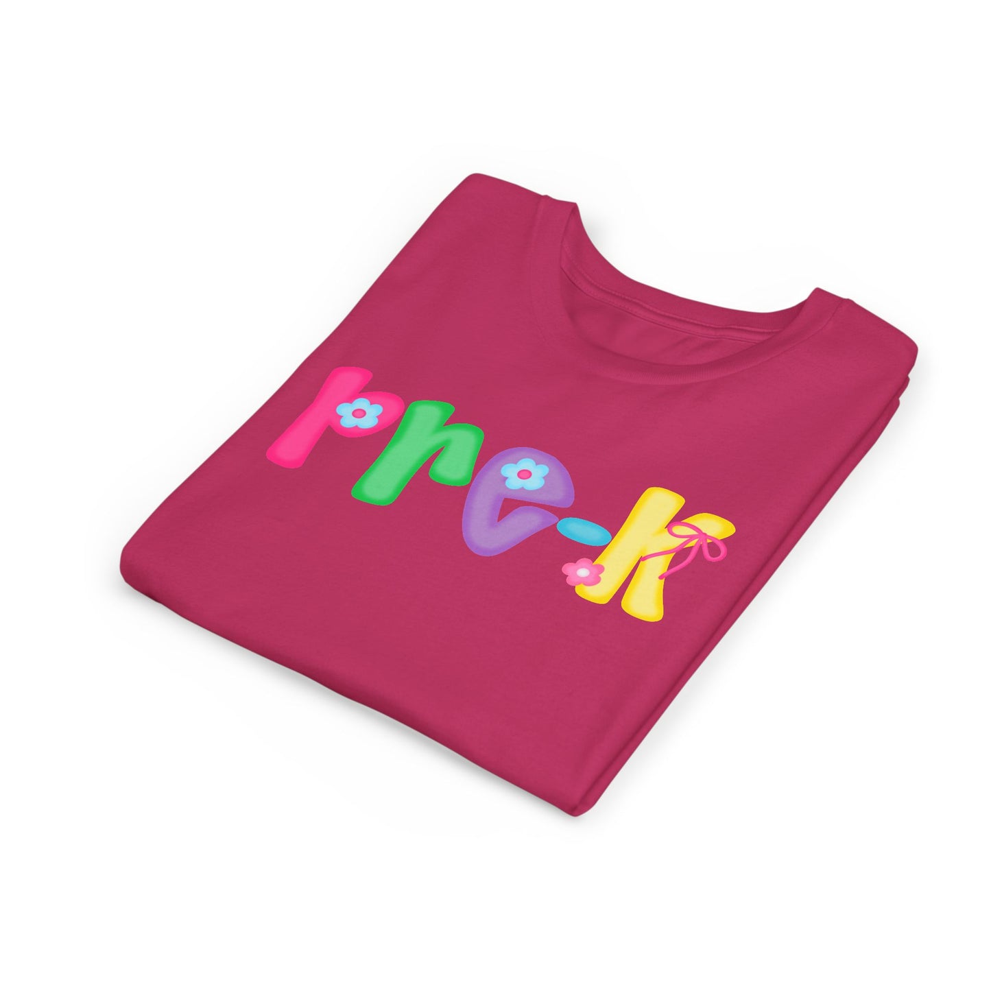 Colorful Pre-K Youth Back to School Tee