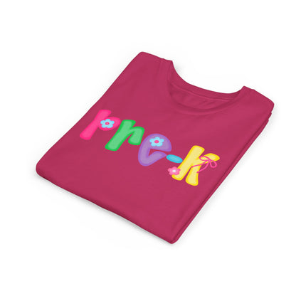 Colorful Pre-K Youth Back to School Tee