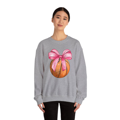 Basketball Coquette Crewneck Sweatshirt