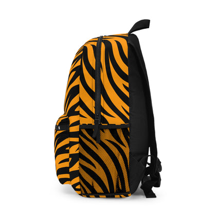 Trendy Wild Tiger Stripes Backpack
