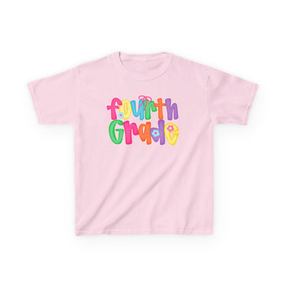Back to School Fourth Grade Kids Tee