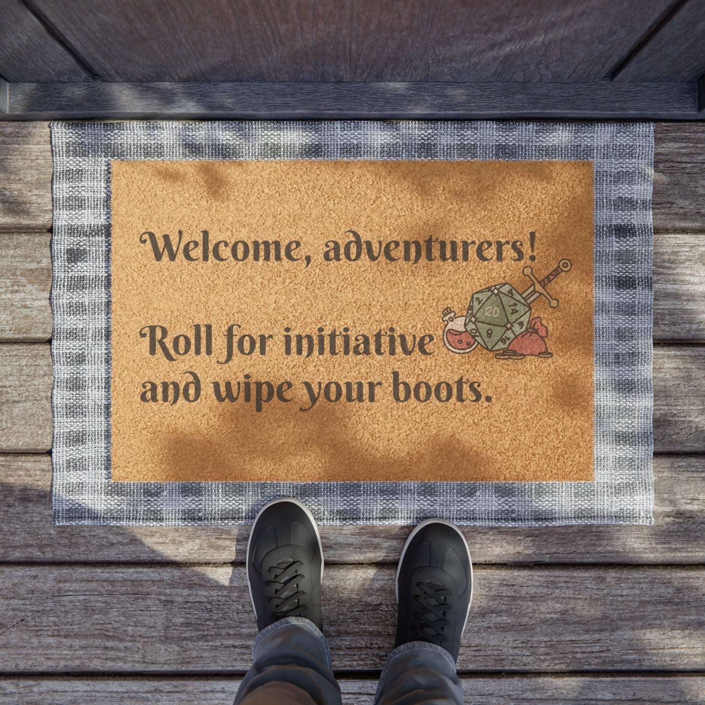 Dungeons and Dragons Doormat