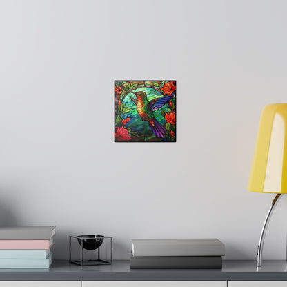 Hummingbird Wall Art Matte Canvas