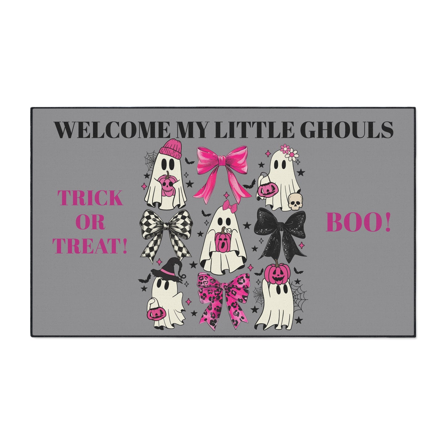 Welcome My Little Ghouls Halloween Welcome Mat