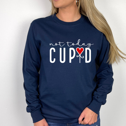 Not Today Cupid Anti Valentine's Day Sweatshirt