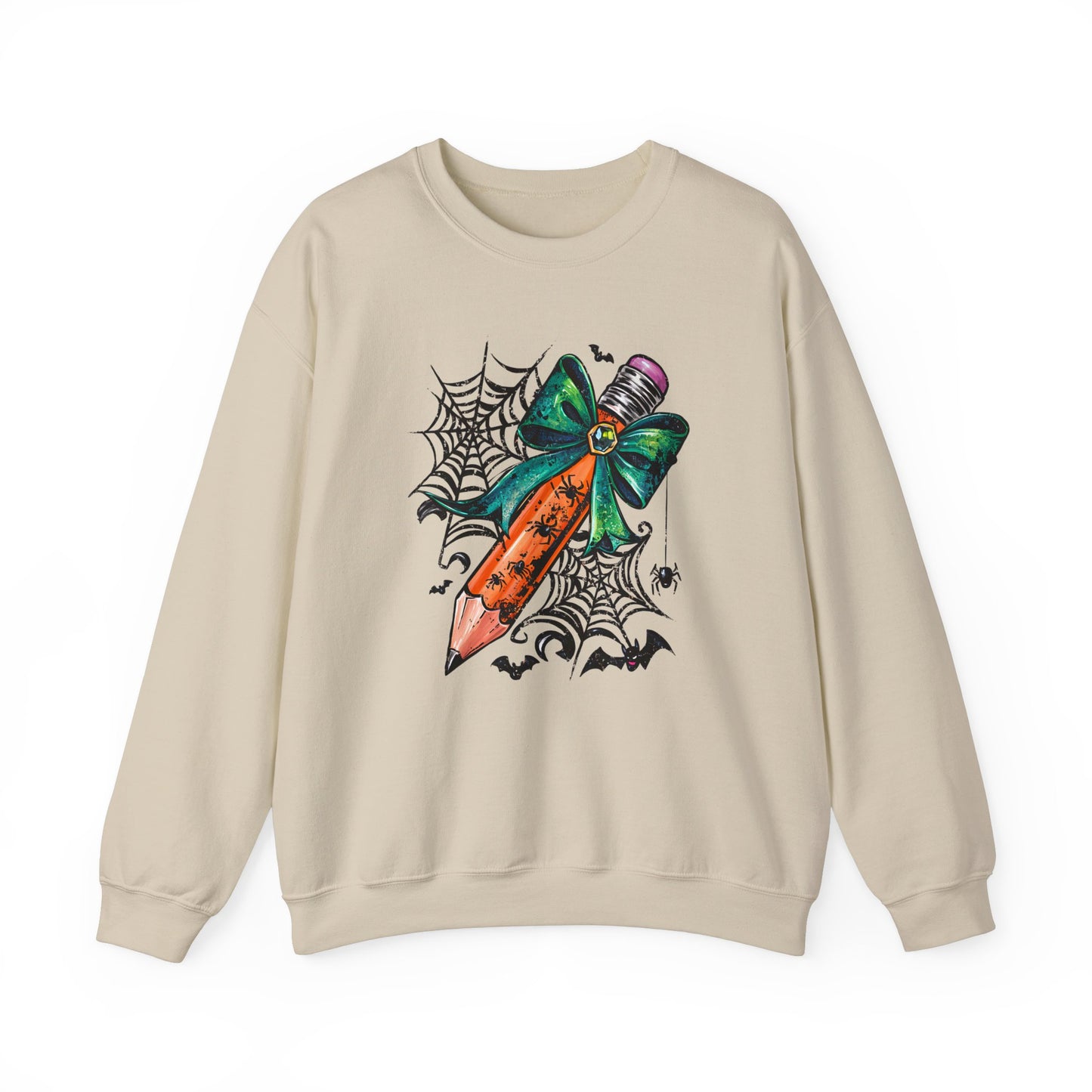 Halloween Pencil and Bow Sweatshirt