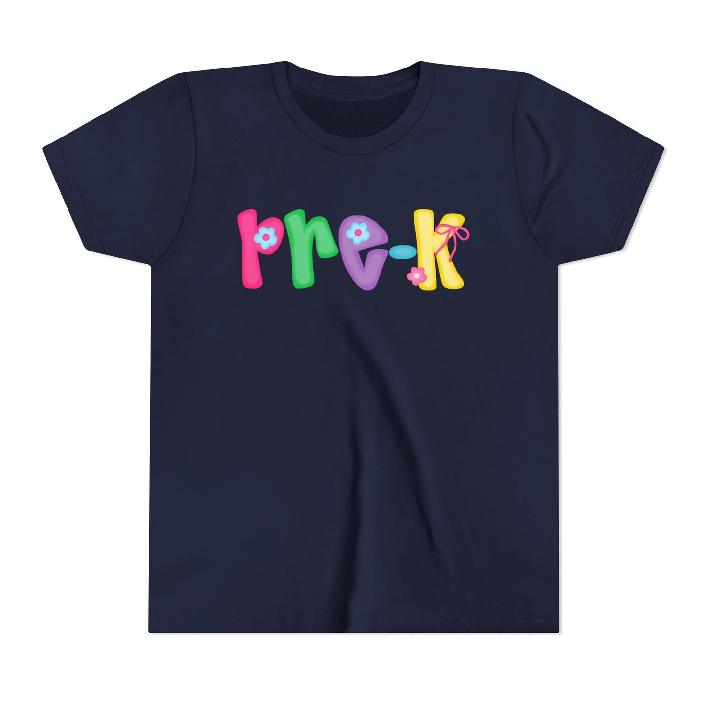 Colorful Pre-K Youth Back to School Tee