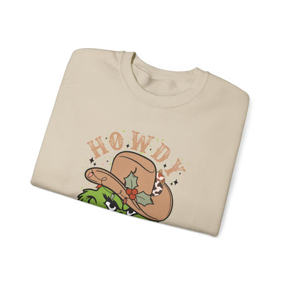 Howdy Grinch Christmas Sweatshirt