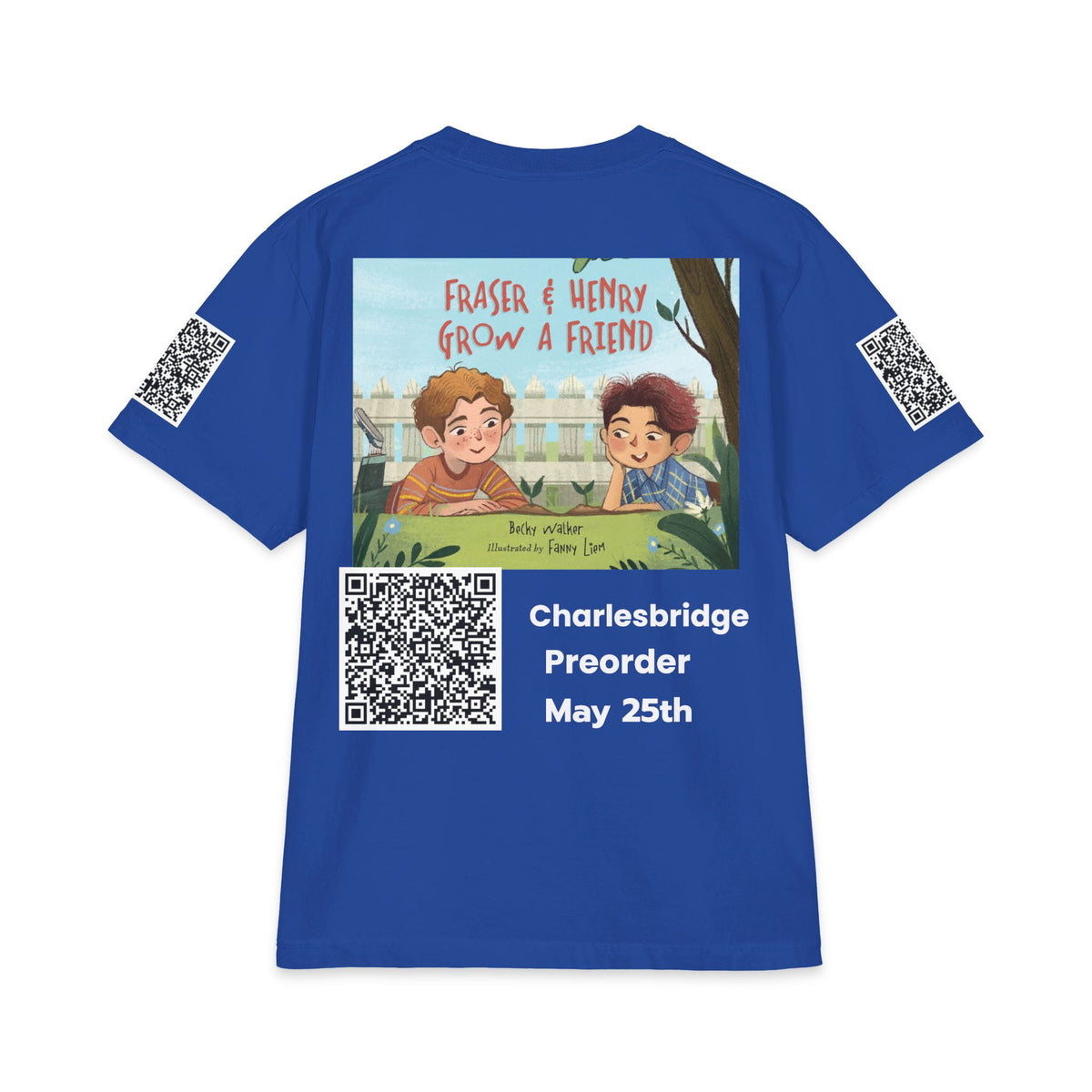 Charlesbridge “Raise a Reader, Grow a Reader” QR Code T-Shirt