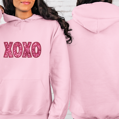 Hugs and Kisses Valentine's Day Hoodie Sweatshirt