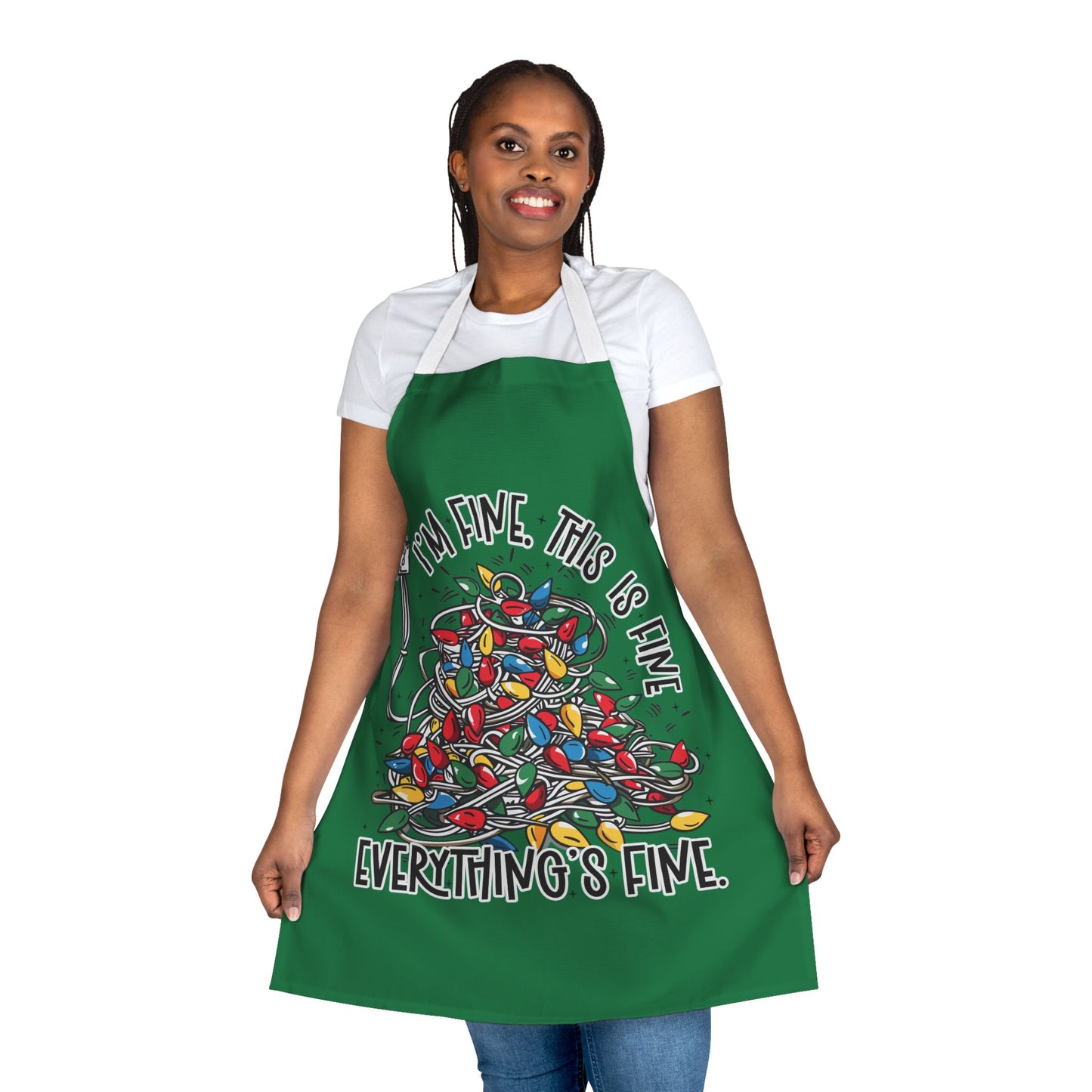 Everything's Fine Christmas Apron