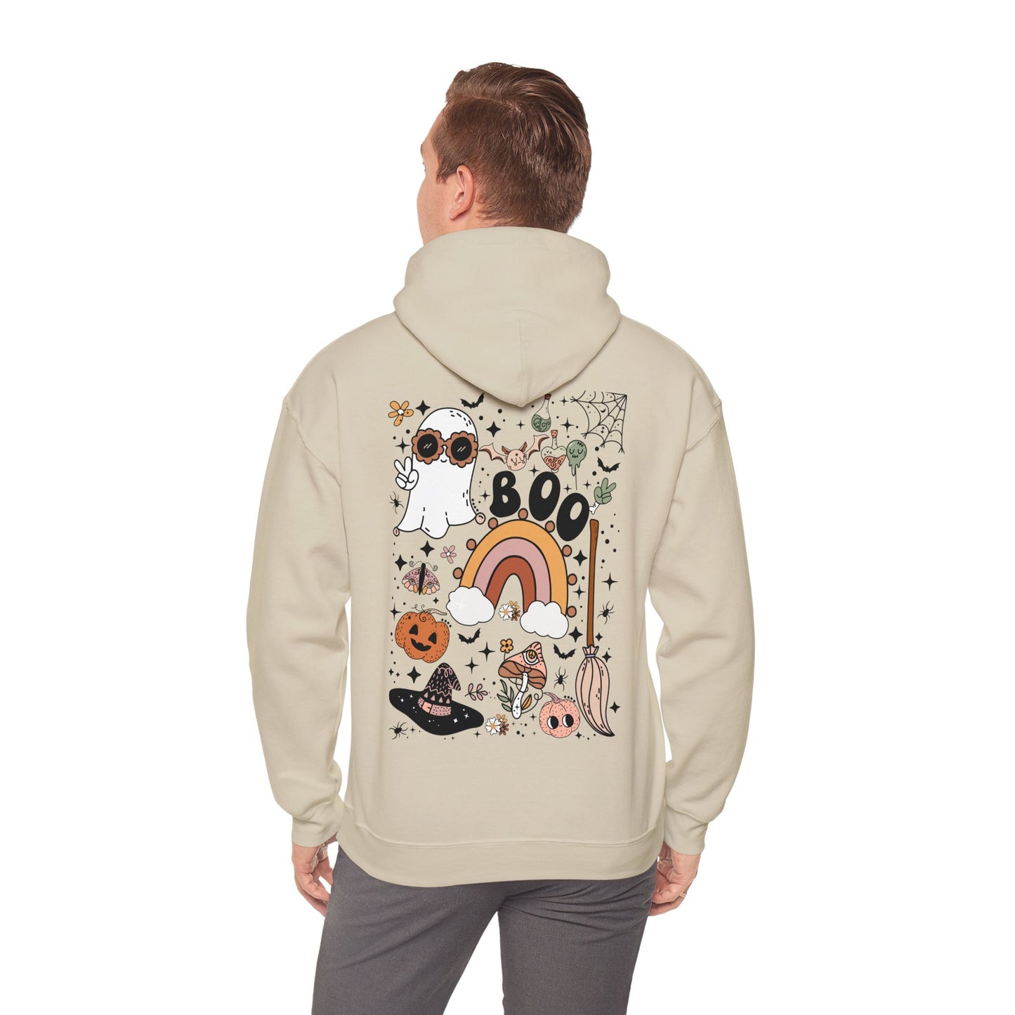 Retro Halloween Elements Hoodie Sweatshirt