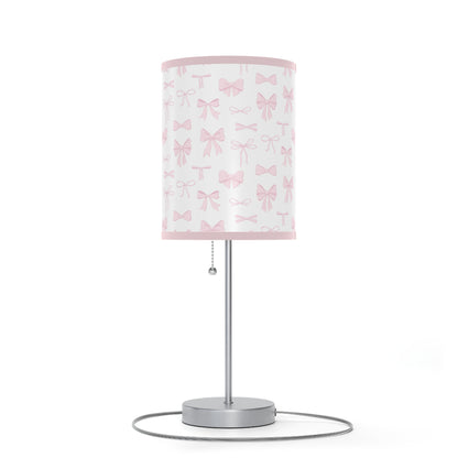 Coquette Pink Bow Lamp