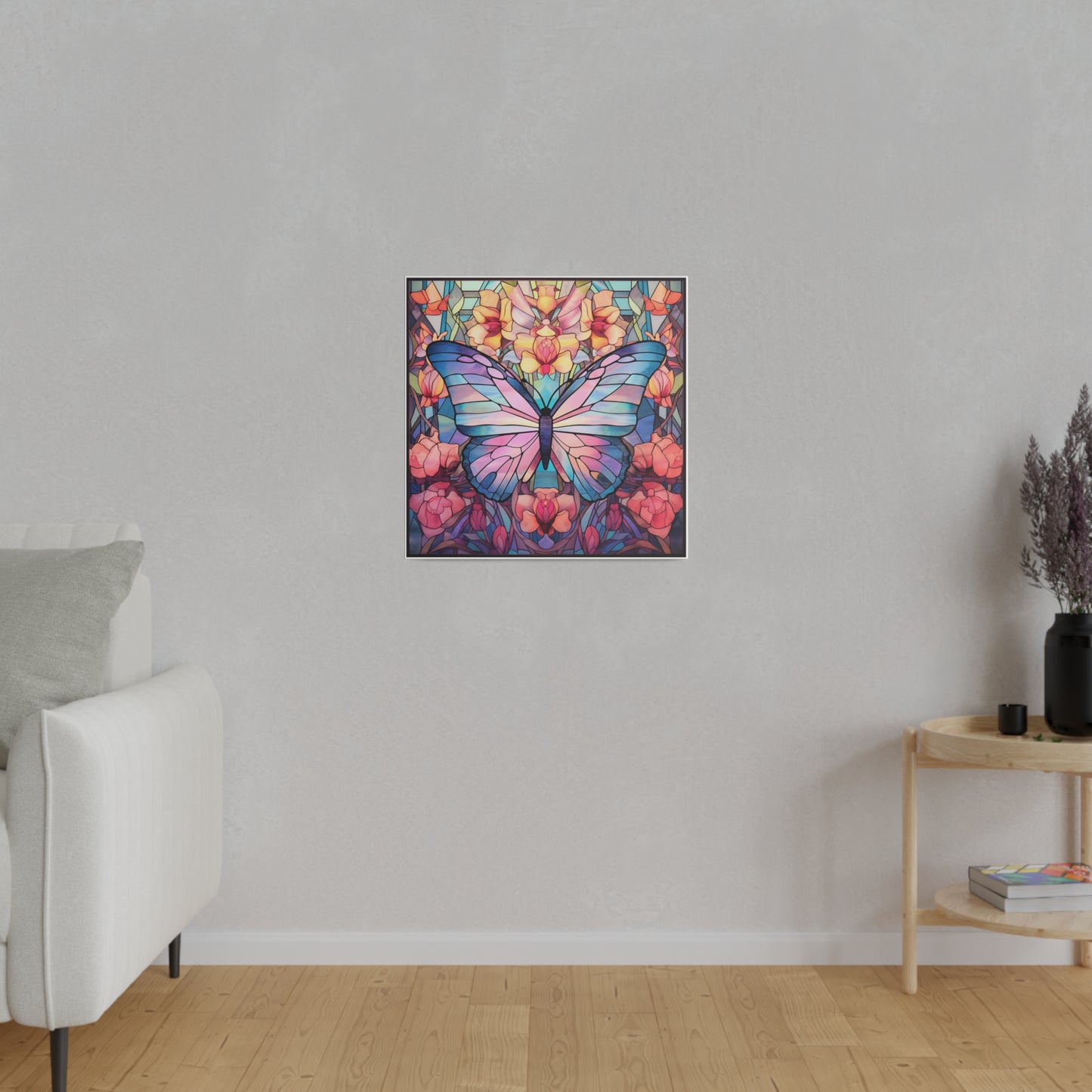 Butterfly Wall Art Matte Canvas