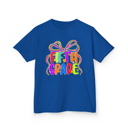 Neon Fifth Grade Back to School Kids Tee