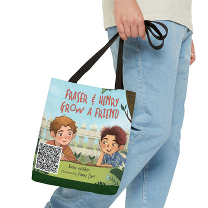Fraser & Henry Grow a Friend Book Illustration Tote Bag