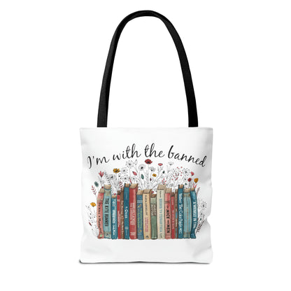 I'm With the Banned Tote Bag (AOP)