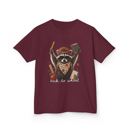 Kids Back to School Raccoon Classroom Tee