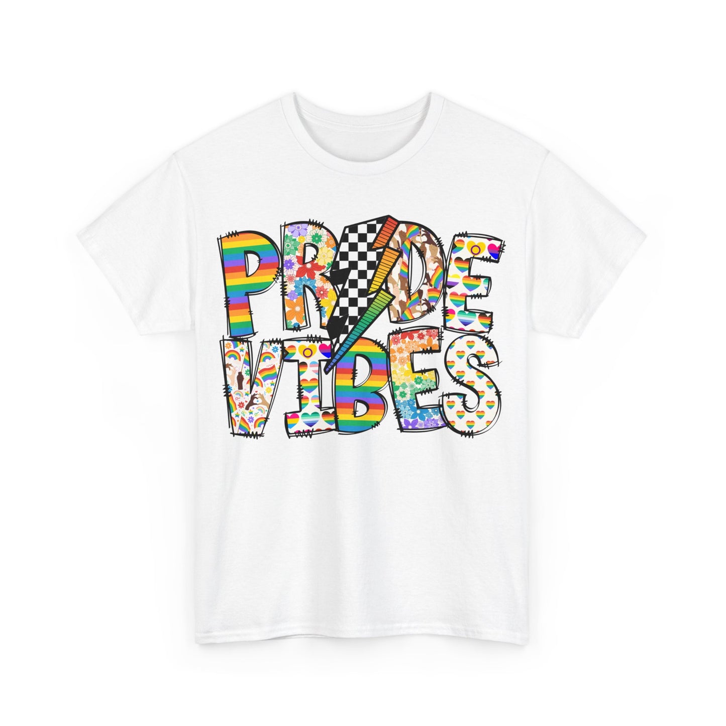 Pride Vibes Unisex Heavy Cotton Tee