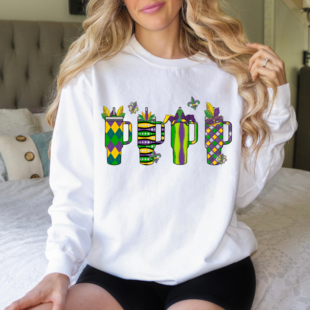 Mardi Gras Stanley Cup Sweatshirt