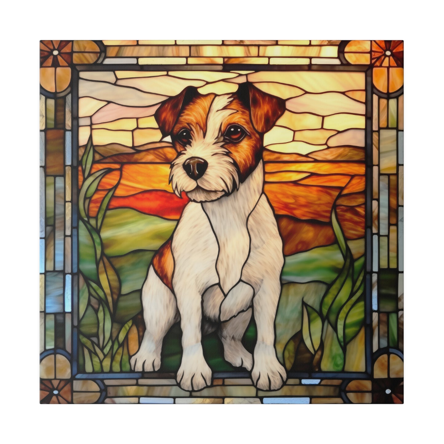 Jack Russell Wall Art Matte Canvas