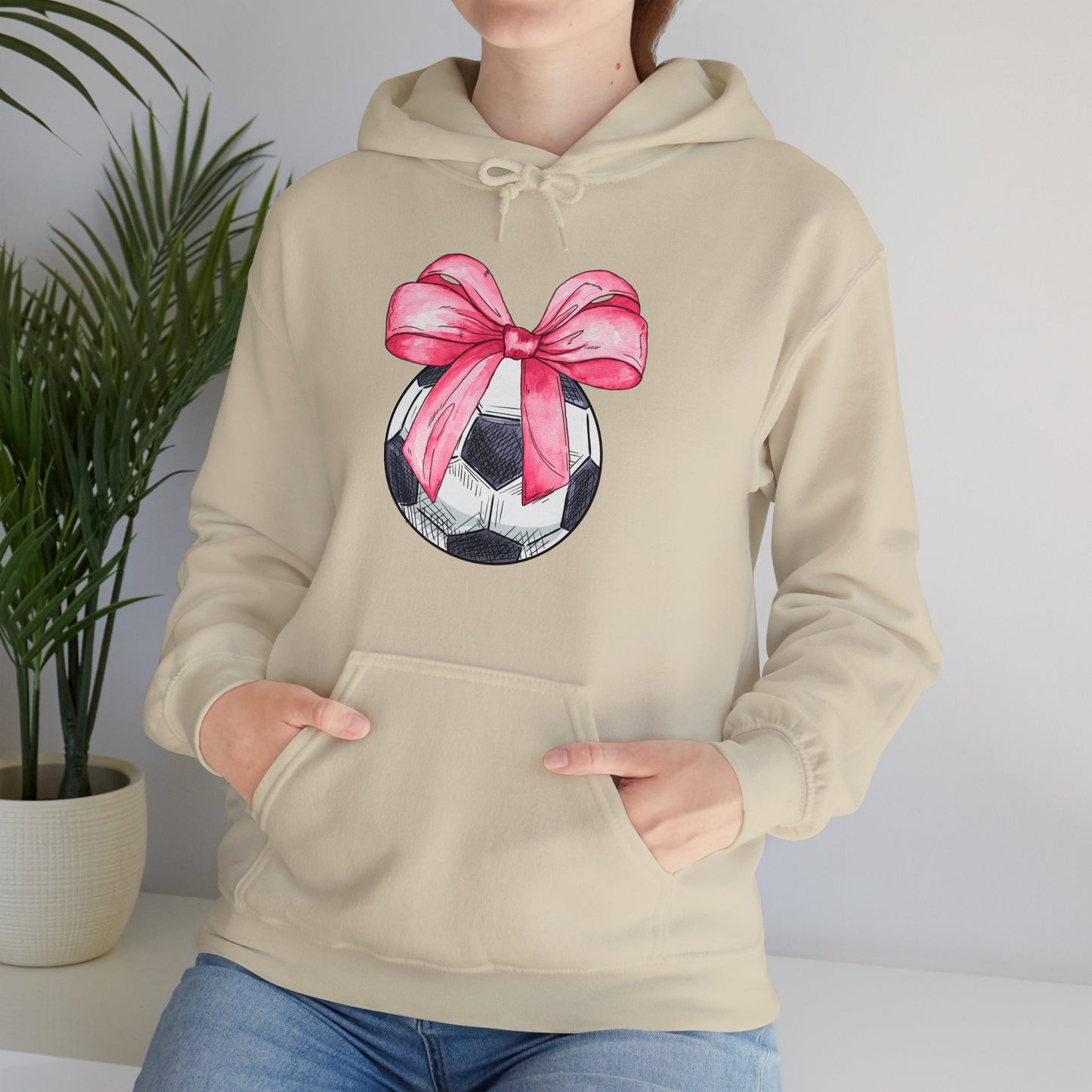 Soccer Coquette Hoodie Sweatshirt