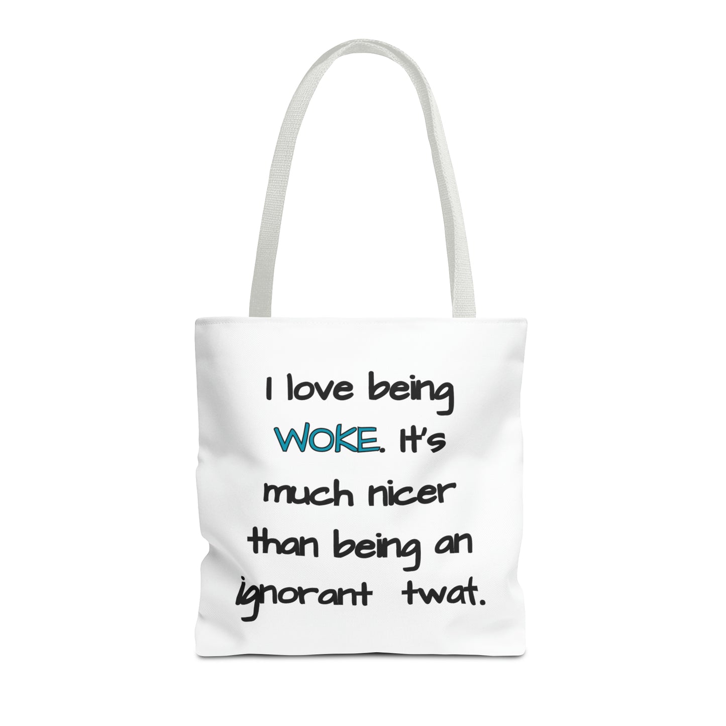 I Love Being Woke Tote Bag (AOP)