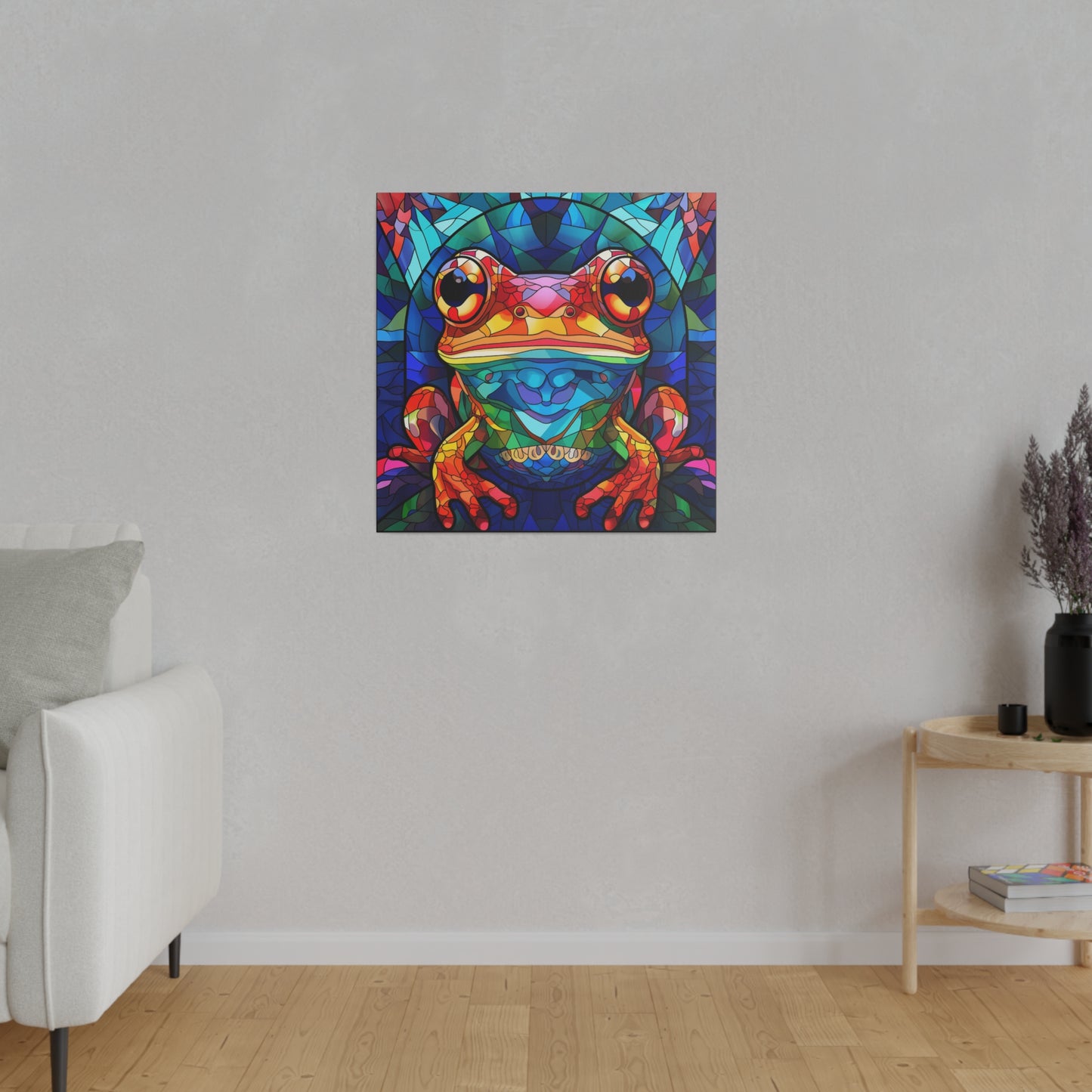 Frog Wall Art Matte Canvas