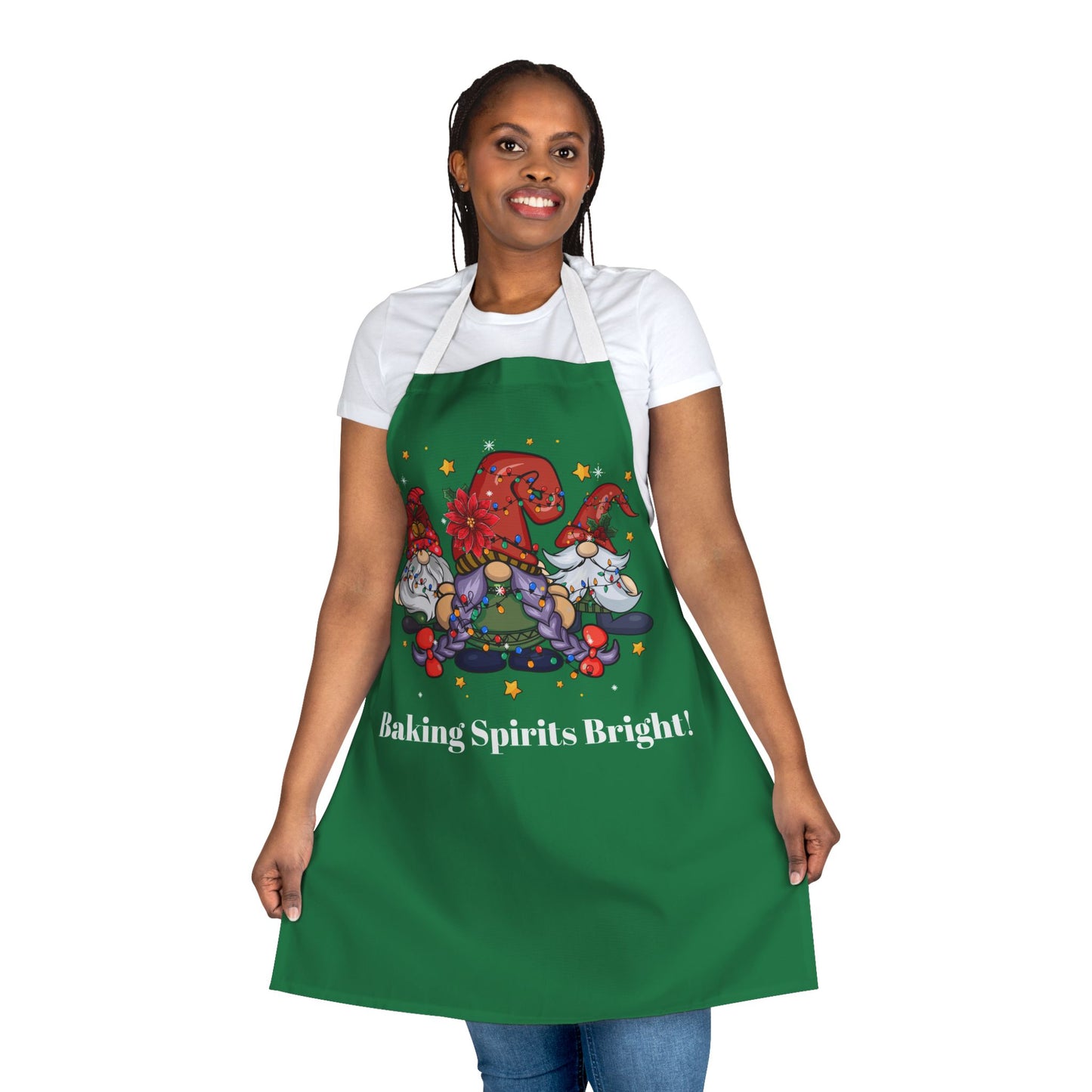 Baking Spirits Bright Gnome Apron