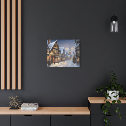 Christmas Village Canvas Art