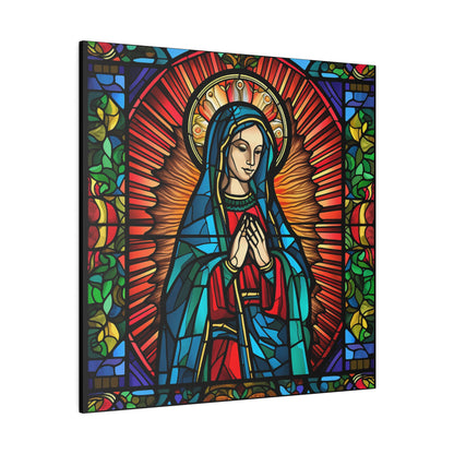 Virgin Mary Wall Art Matte Canvas