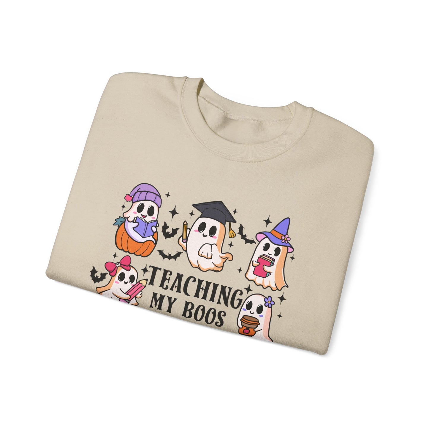 Teaching My Boos Halloween Unisex Heavy Blend™ Crewneck Sweatshirt