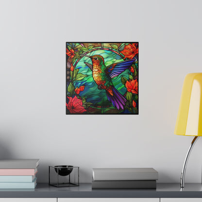 Hummingbird Wall Art Matte Canvas