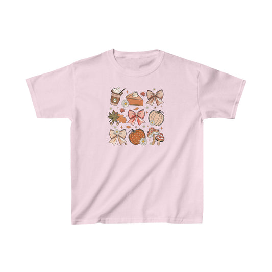 Fall Vibes Coquette Kids Heavy Cotton™ Tee