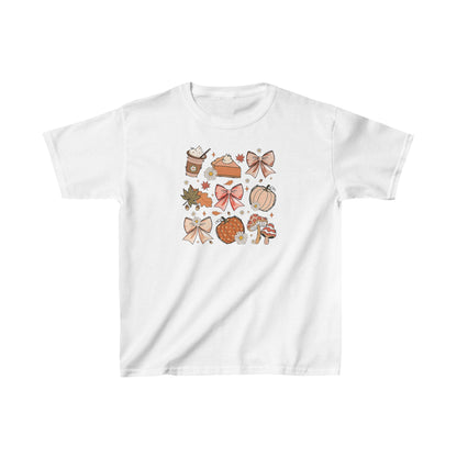 Fall Vibes Coquette Kids Heavy Cotton™ Tee