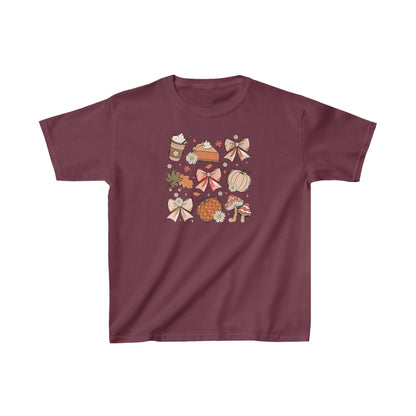 Fall Vibes Coquette Kids Heavy Cotton™ Tee