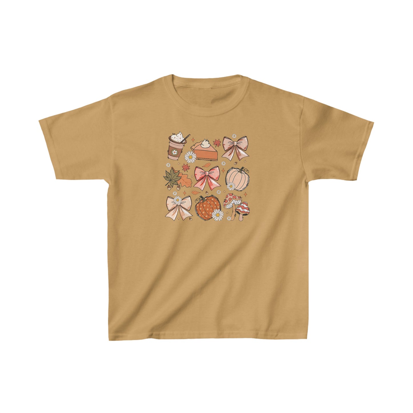 Fall Vibes Coquette Kids Heavy Cotton™ Tee