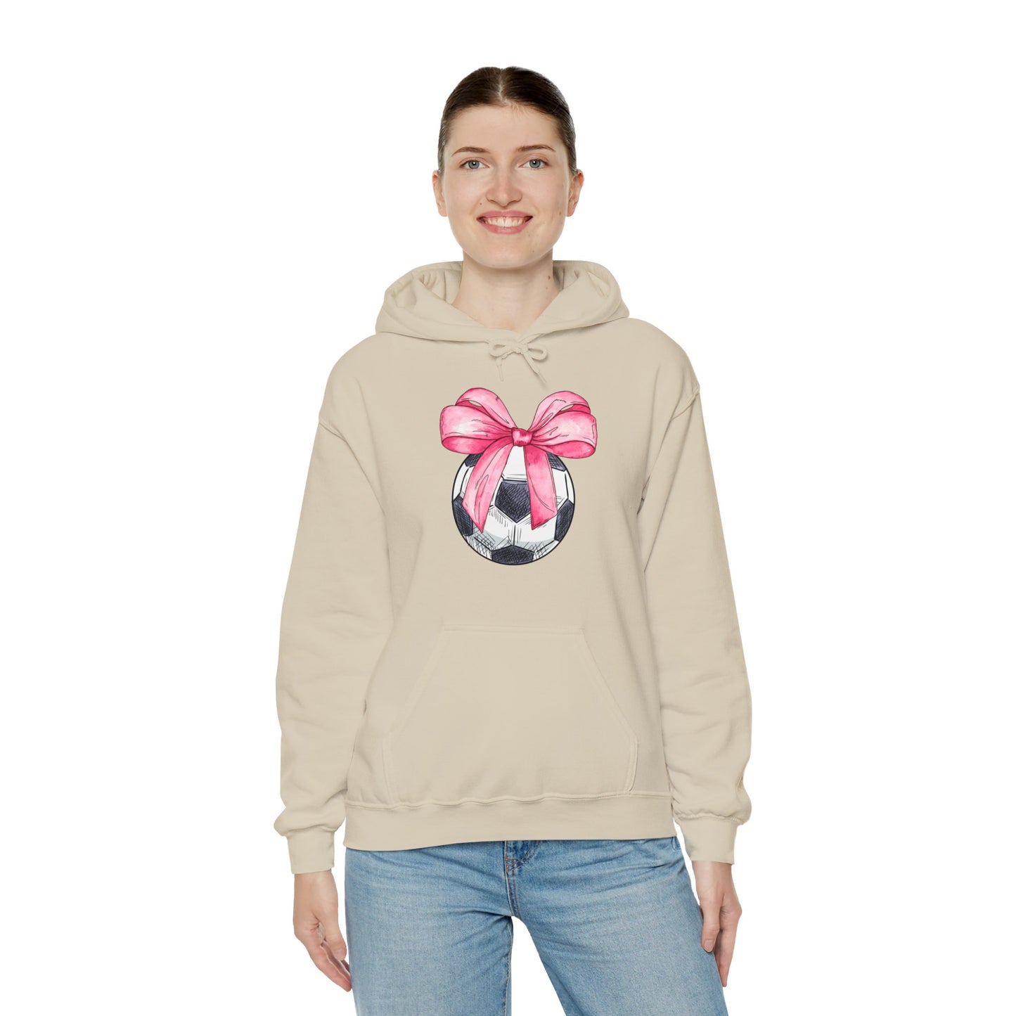 Soccer Coquette Hoodie Sweatshirt