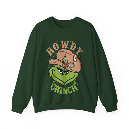 Howdy Grinch Christmas Sweatshirt