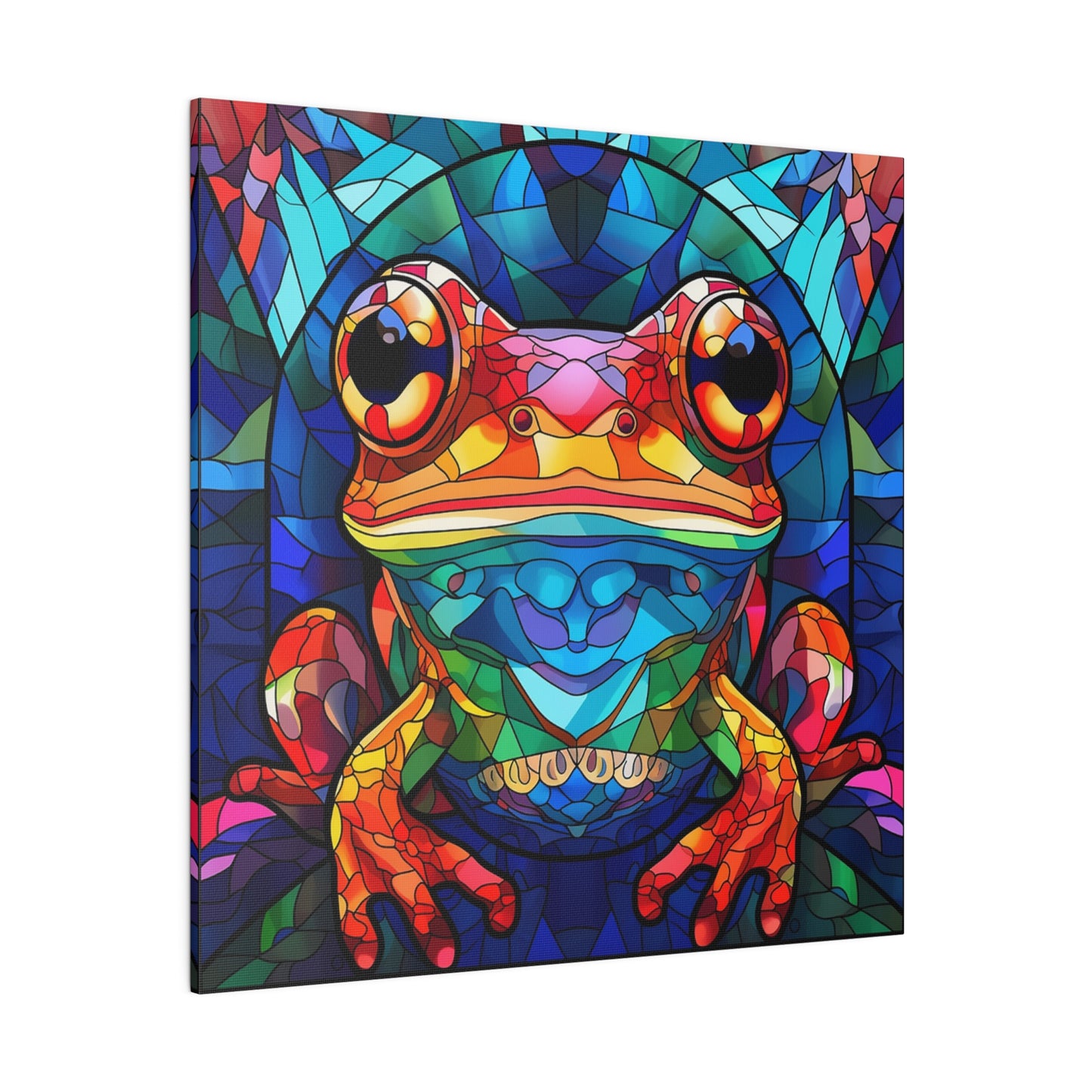 Frog Wall Art Matte Canvas