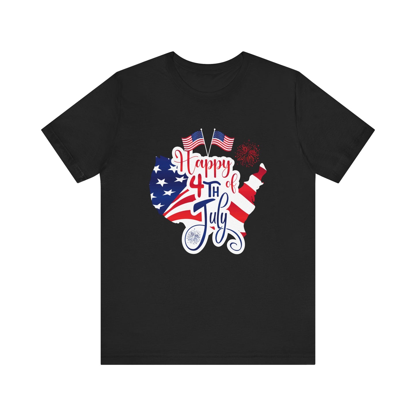 Happy 4th of July Unisex Jersey Short Sleeve Tee