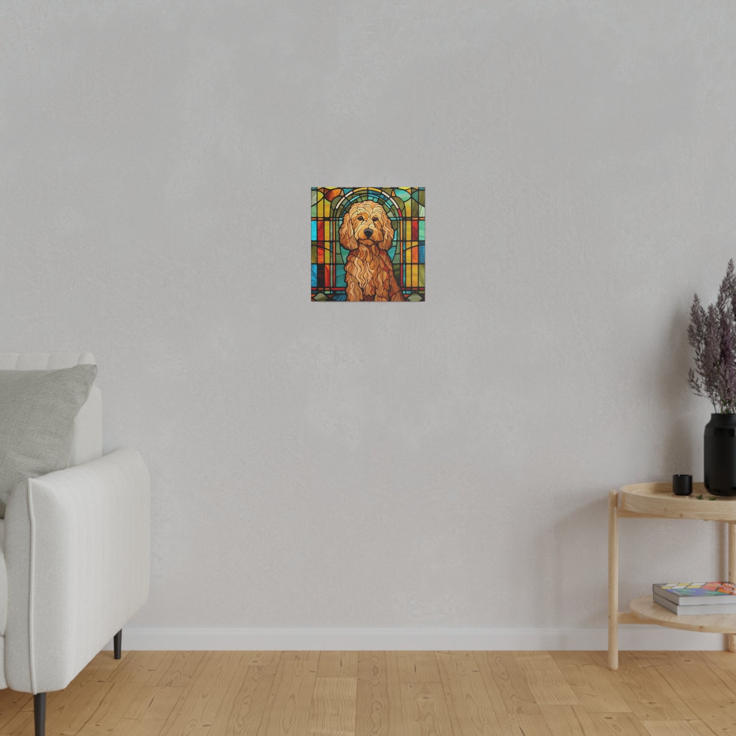 Goldendoodle Wall Art Matte Canvas