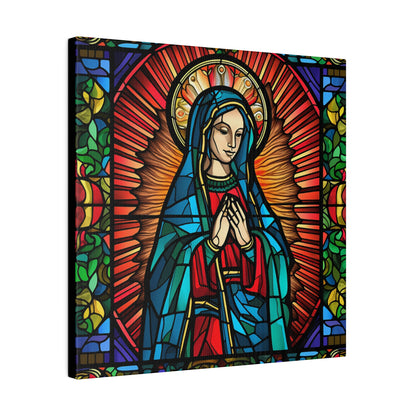 Virgin Mary Wall Art Matte Canvas