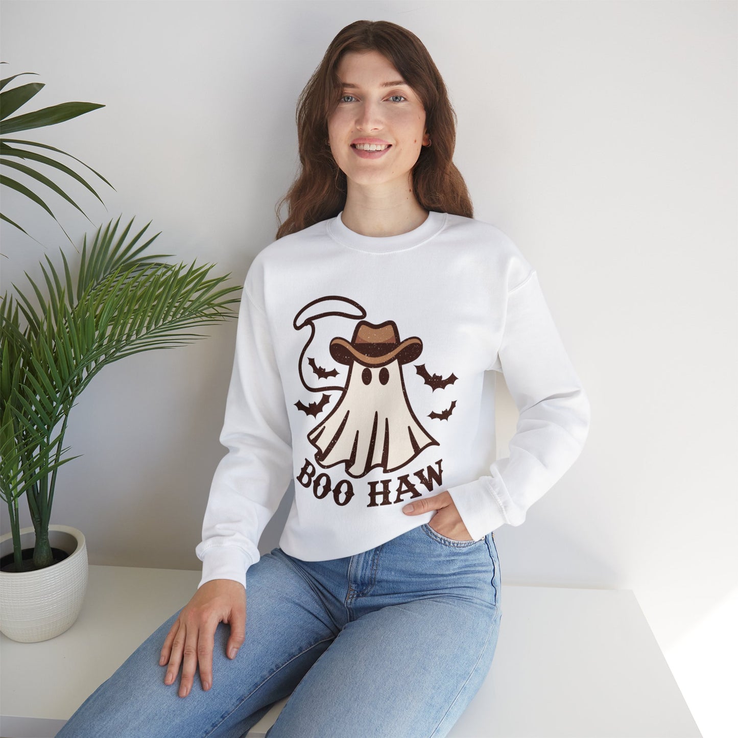 Boo Haw Cowboy Ghost Sweatshirt