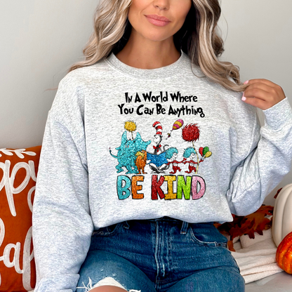 Dr. Seuss Be Kind Sweatshirt