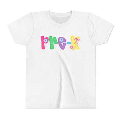 Colorful Pre-K Youth Back to School Tee
