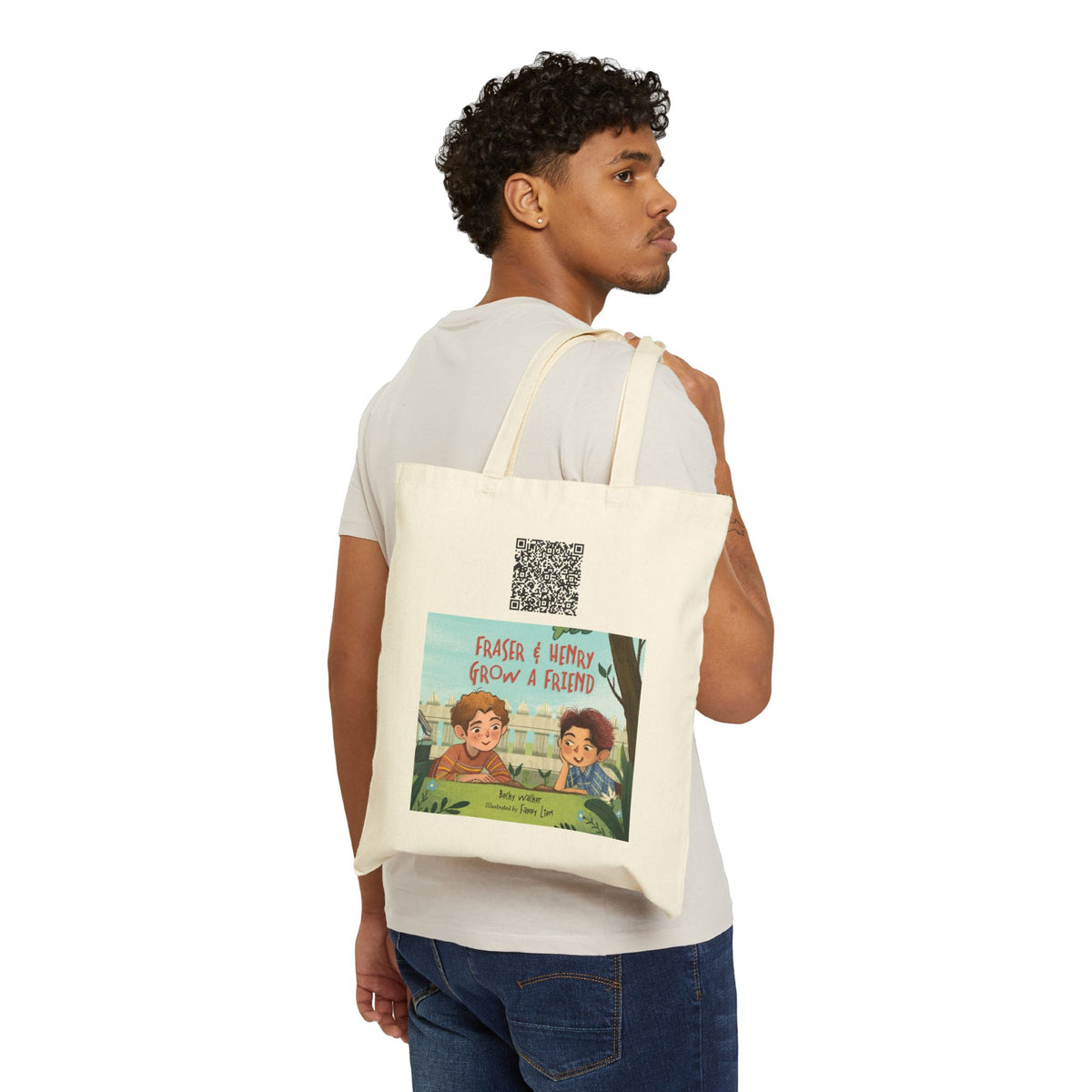 Fraser & Henry Grow a Friend Storybook Canvas Tote Bag