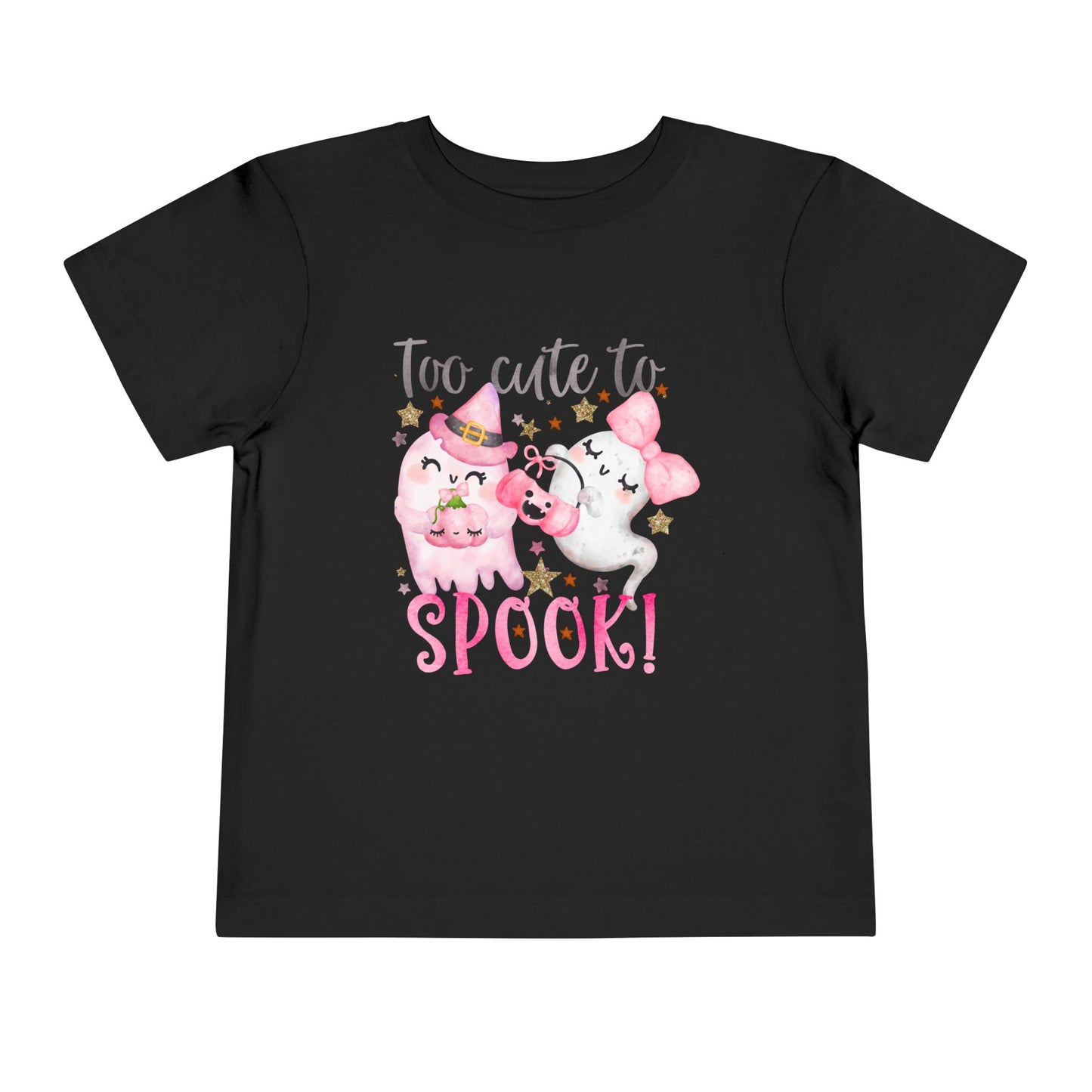 Too Cute To Spook Toddler Halloween Tee