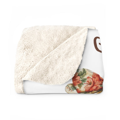 Coquette Christian Fall Sherpa Fleece Blanket